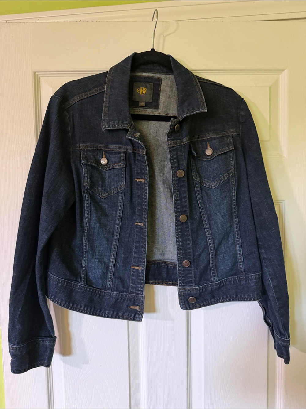 OBR Women's Dark Blue Denim Jacket - Classic Jean Coat